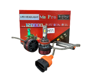 CREE LED M8 H11 PRO 60000LM 6000K 120W